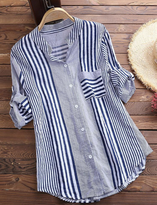 Suzzie | Striped Blouse
