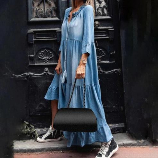 Emma™ | Denim Jurk