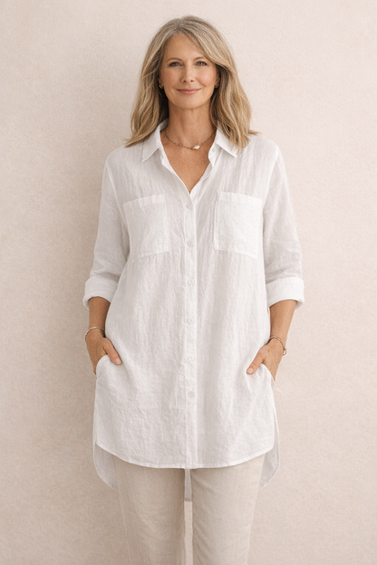Anj | Relaxed Fit Long Sleeves Blouse