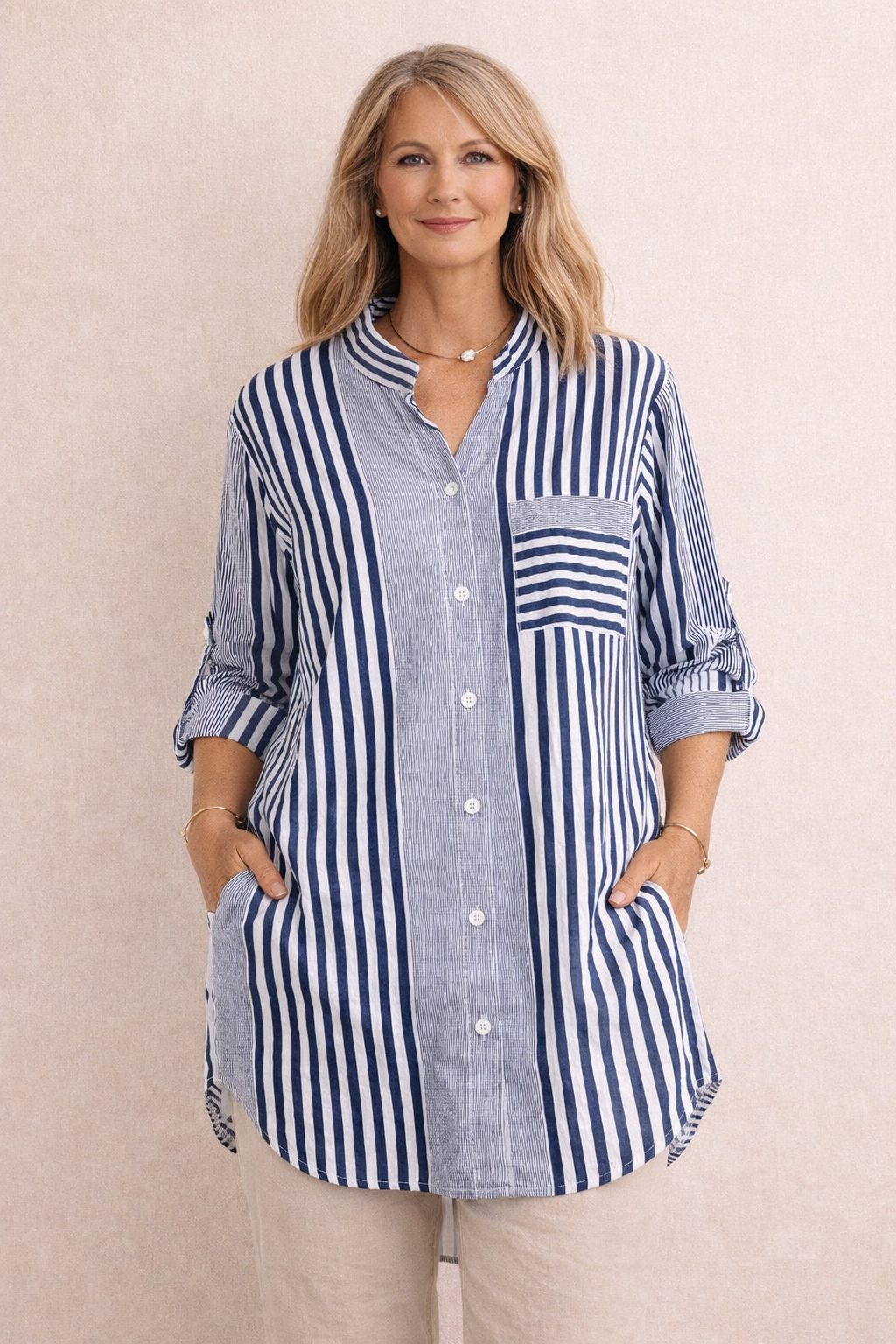 Suzzie | Striped Blouse