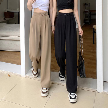 Nadia - Loose flowing pleated trousers