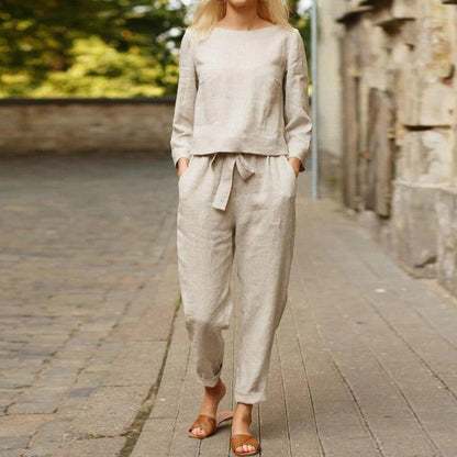 Claire - Elegant set in soft linen