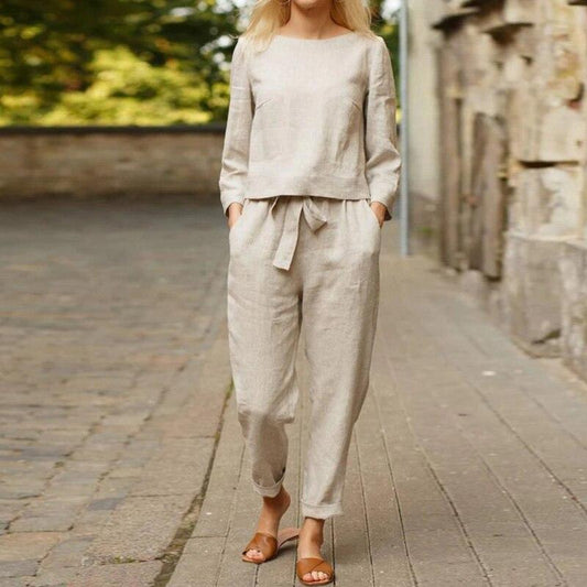 Claire - Elegant set in soft linen