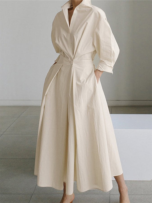 Aleona™ Retro Collar Dress