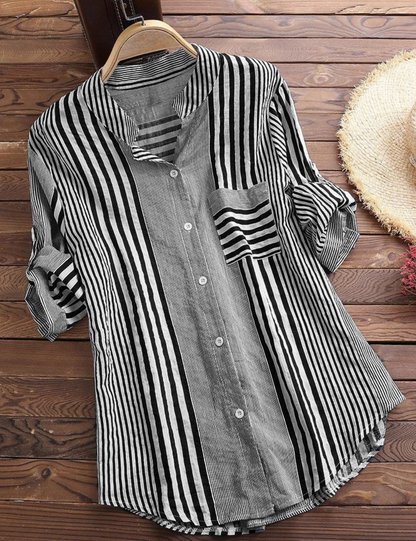 Suzzie | Striped Blouse