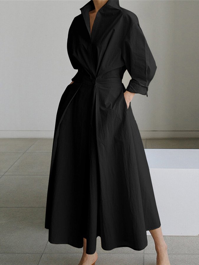Aleona™ Retro Collar Dress