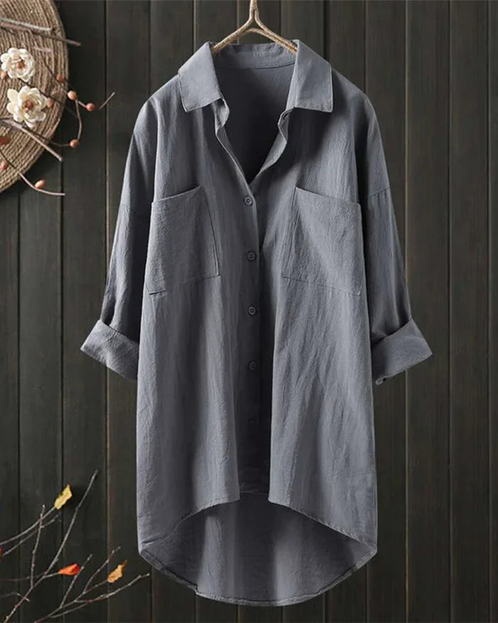 Anj | Relaxed Fit Long Sleeves Blouse