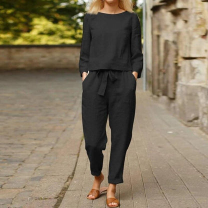 Claire - Elegant set in soft linen