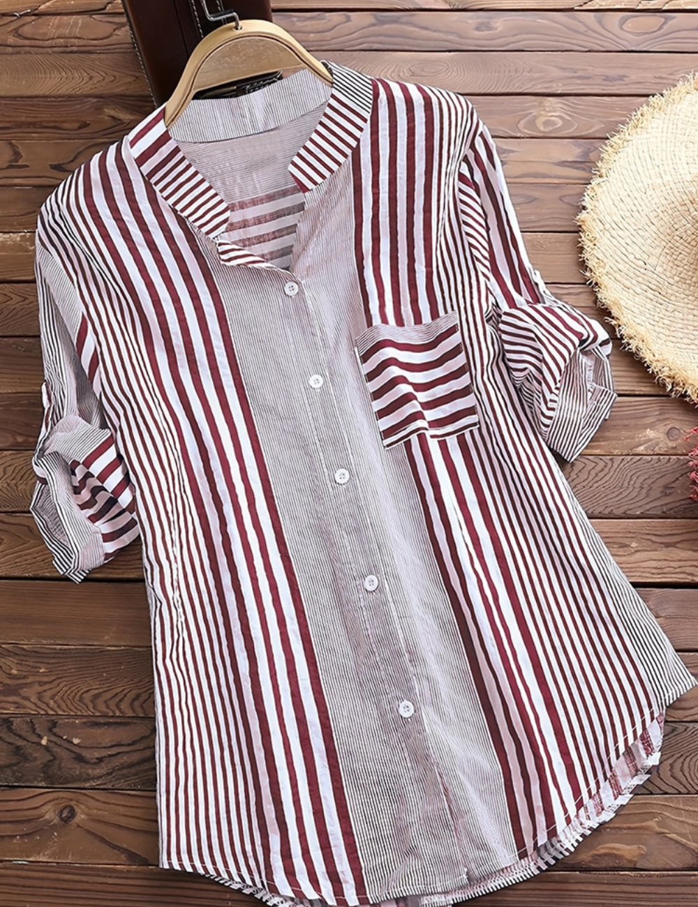 Suzzie | Striped Blouse