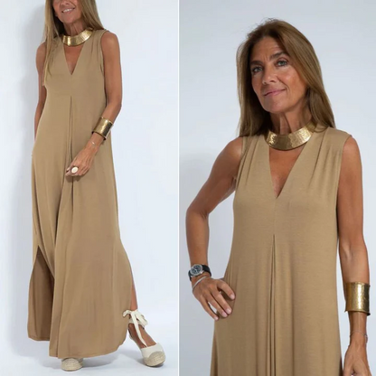 Genevieve | Sexy V-Neck Maxi Dress