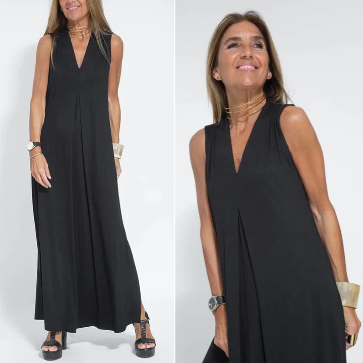Genevieve | Sexy V-Neck Maxi Dress
