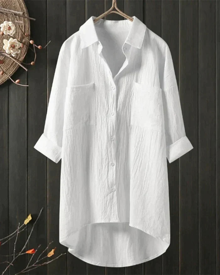 Anj | Relaxed Fit Long Sleeves Blouse