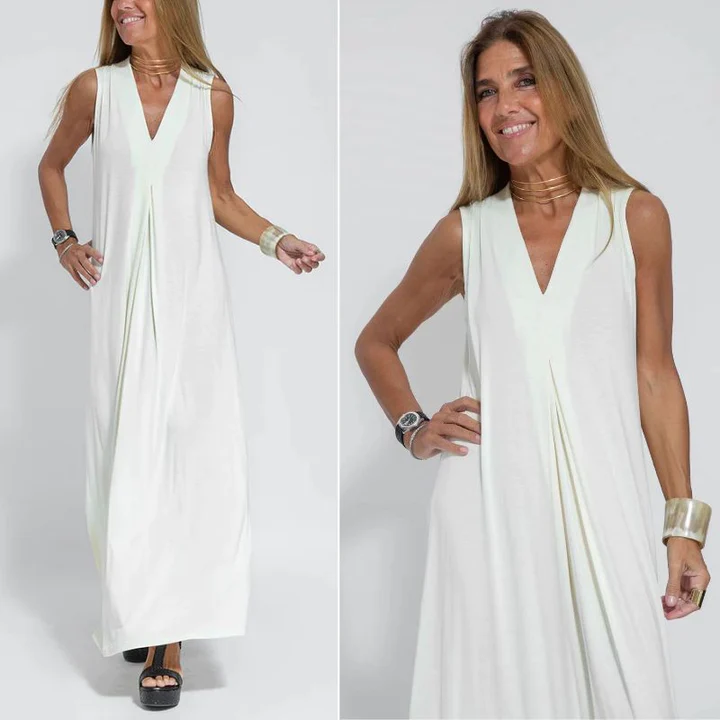 Genevieve | Sexy V-Neck Maxi Dress