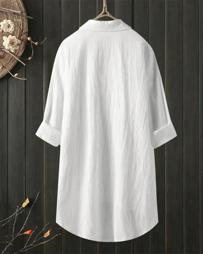Anj | Relaxed Fit Long Sleeves Blouse