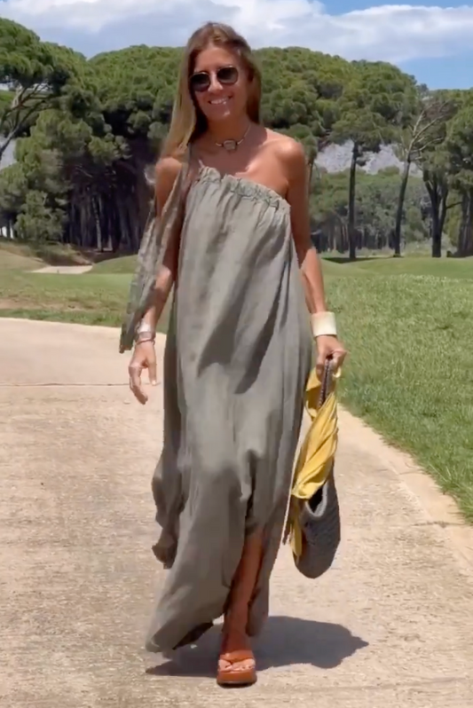Zyra | Long Slimming Dress