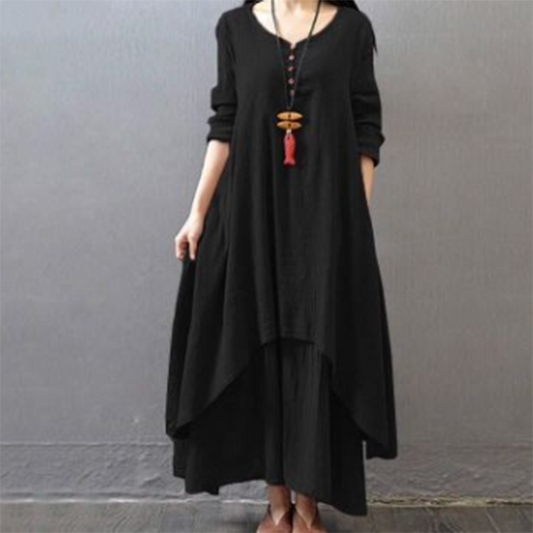 Alina | Layered Maxi Dress