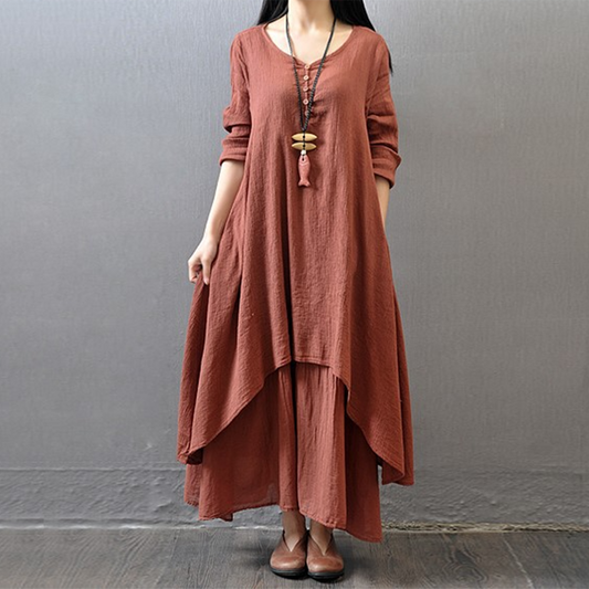 Alina | Layered Maxi Dress
