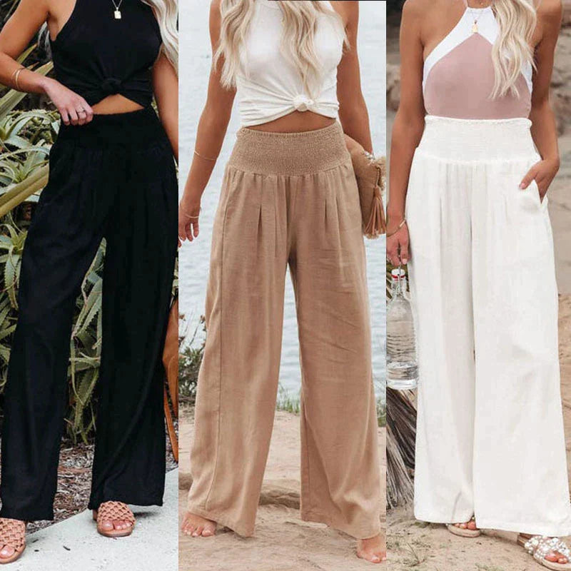 SASHA - WIDE WOMEN'S TROUSERS