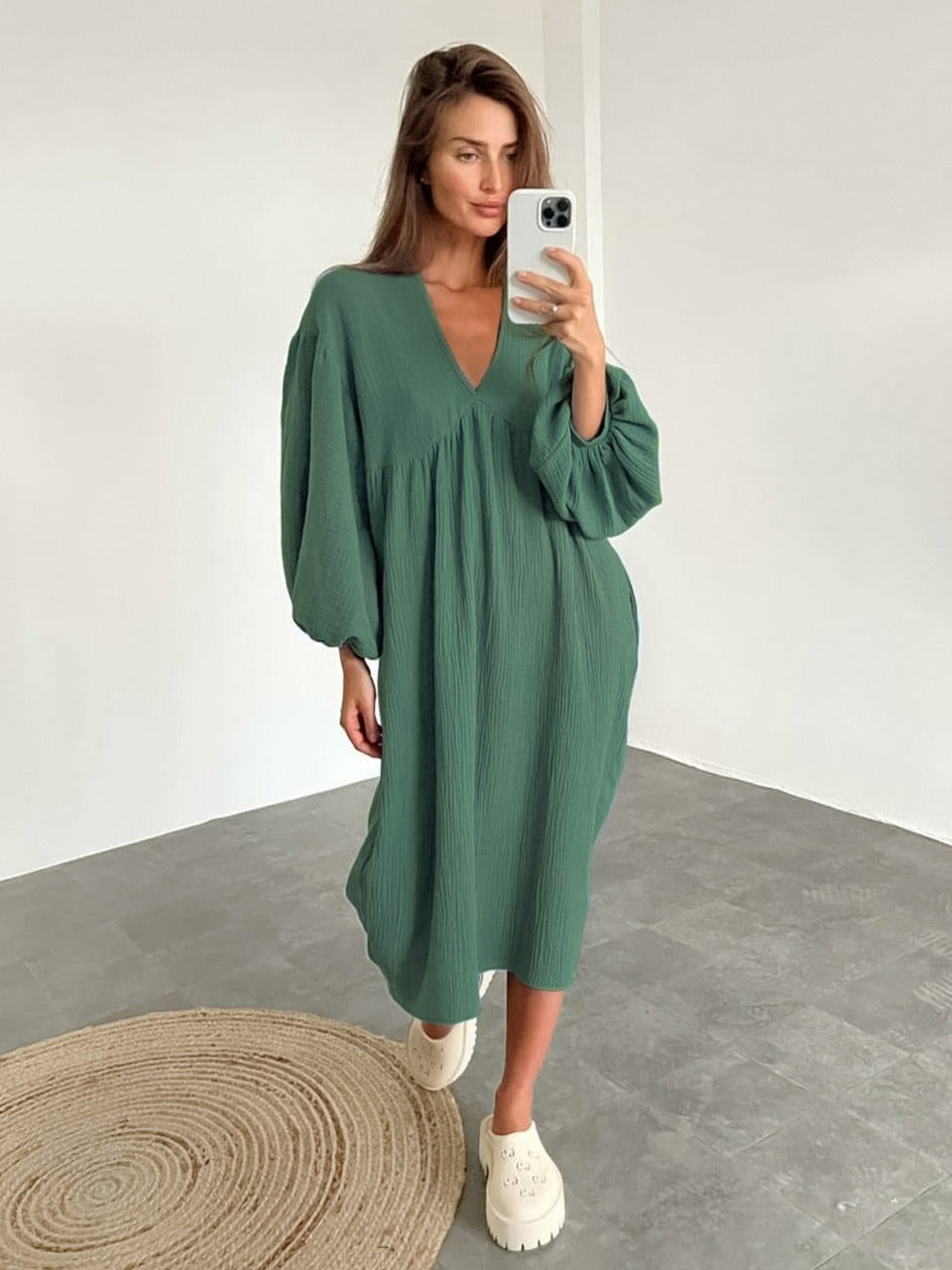 Amna™ Casual Women's Dress - Radiant for any occasion