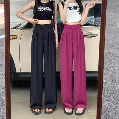 Nadia - Loose flowing pleated trousers