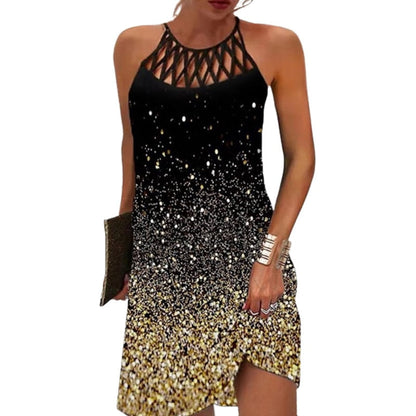 Rakesh™ | Printed dress with holders