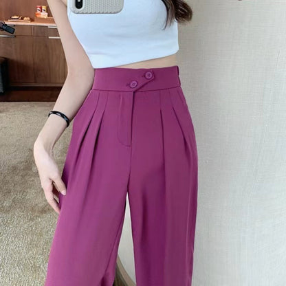 Nadia - Loose flowing pleated trousers