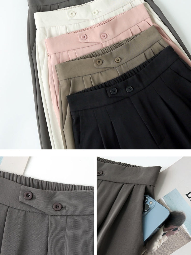 Nadia - Loose flowing pleated trousers
