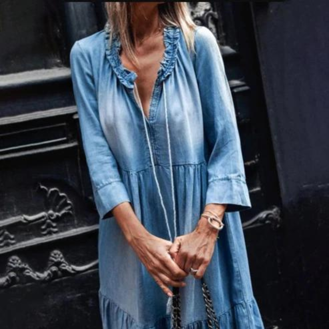 Emma™ | Denim Jurk