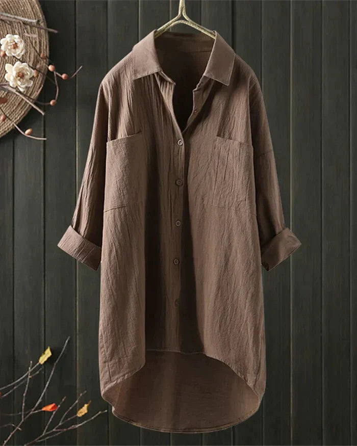 Anj | Relaxed Fit Long Sleeves Blouse