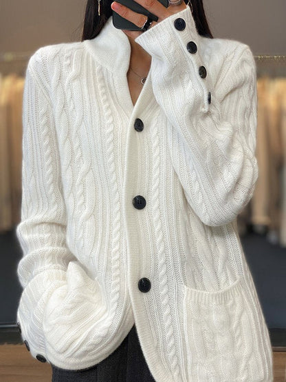 Cassandra - Front Pocket Sweater Cardigan