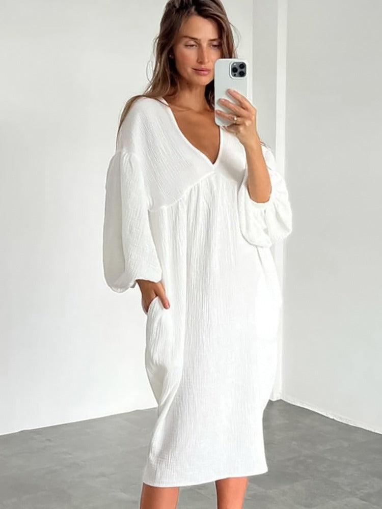 Amna™ Casual Women's Dress - Radiant for any occasion